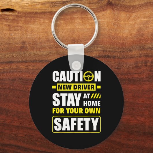 Funny Driver's License New Driver  キーホルダー (正面)