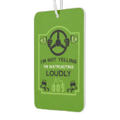 Funny Driving Instructor Gift カーエアーフレッシュナー (左)