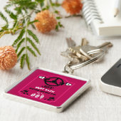 Funny Driving Instructor Gift キーホルダー (側面)