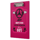 Funny Driving Instructor Gift クリップボード (左)