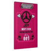 Funny Driving Instructor Gift クリップボード (右)