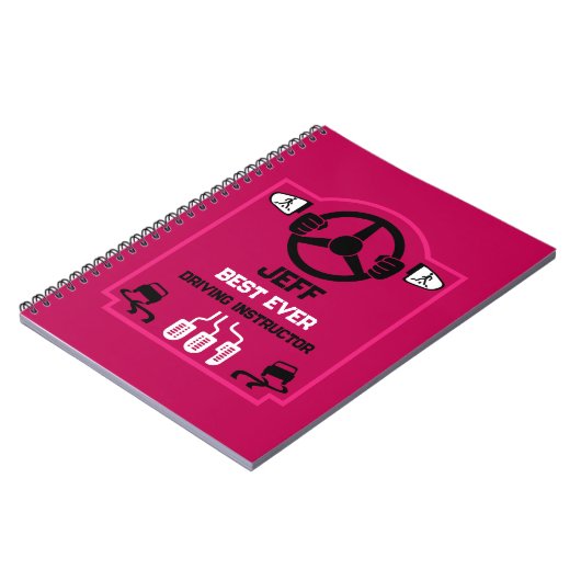 Funny Driving Instructor Gift ノートブック (左側)