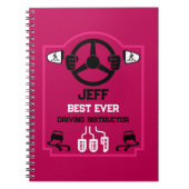 Funny Driving Instructor Gift ノートブック (正面)