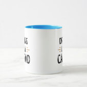 Funny Driving is my Cardio - car Gift マグカップ (中央)