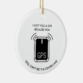 Funny Driving or bowling, Sarcastic gift セラミックオーナメント (右)