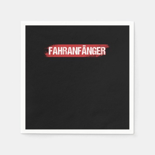 Funny Driving Skills Drivers Driving Lesson Gift N スタンダードカクテルナプキン (正面)