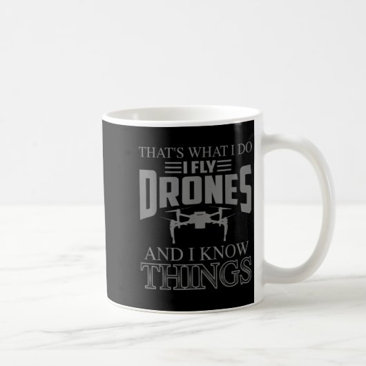 Funny Drone Art For Men Women Boys Drone Racing Dr コーヒーマグカップ (右)