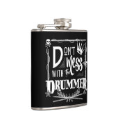 Funny Drummer Percussion Drum Drumsticks Drumming  フラスク (右)