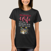 Funny Drummers Wife Valentines Day Gift Drums Tシャツ (正面)