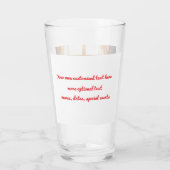 Funny Drunk Duck Glass タンブラーグラス (裏面)