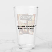 Funny Drunk Rooster Beer Glass タンブラーグラス (裏面)