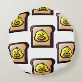 Funny duck ラウンドクッション (裏面)