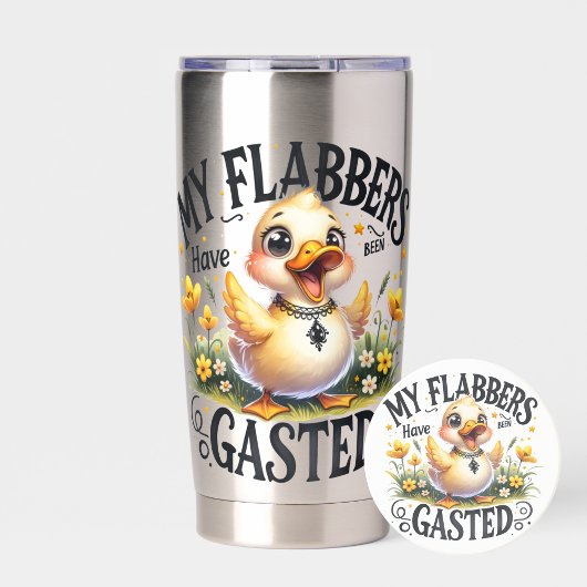 Funny Duck "Flabbergasted" 保温保冷タンブラー
