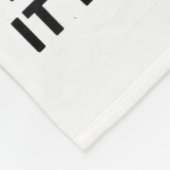 Funny Duck Graphic Men Women Funny Quote  フリースブランケット (角)