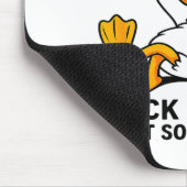 Funny Duck Graphic Men Women Funny Quote マウスパッド (コーナー)