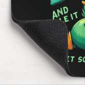 Funny Duck Graphic Men Women Teens Funny Quote マウスパッド (コーナー)