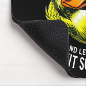 Funny Duck Graphic Tees Men Women Funny Quote マウスパッド (コーナー)