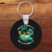 Funny Duck Graphic Tees Men Women Teens Funny Quot キーホルダー (正面)