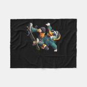 Funny Duck Graphic Tees Men Women Teens Funny Quot フリースブランケット (正面(横))