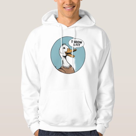 Funny Duck Hoodie パーカ (正面)