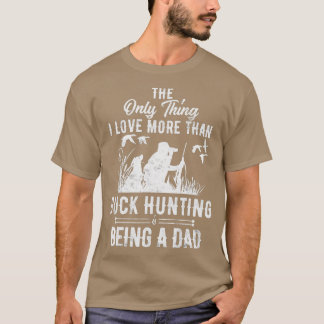 Funny Duck Hunting with Dad Dog gift for Duck Hunt Tシャツ