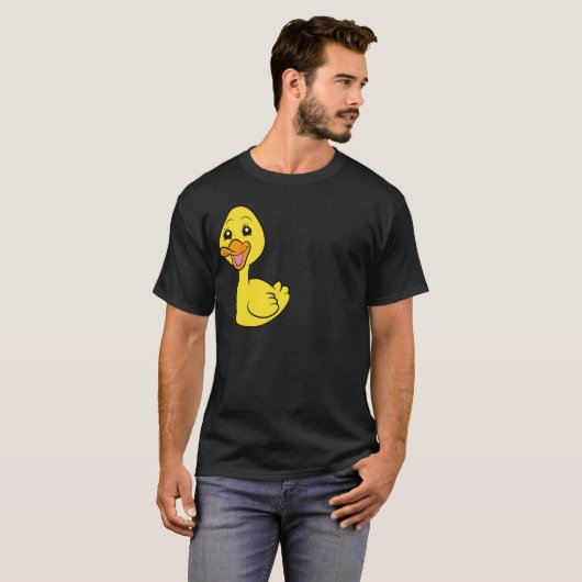 Funny Duck Lover Crazy Duck Lady Tシャツ (正面フル)