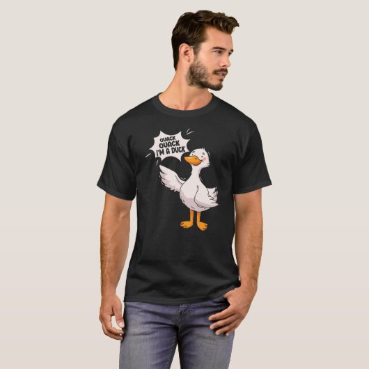 Funny Duck Lover Saying Duck Tシャツ (正面フル)