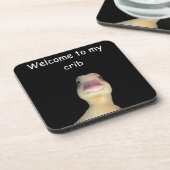 Funny Duck Meme – “Welcome to My Crib” Cute Animal コースター (左側)