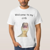 Funny Duck Meme – “Welcome to My Crib” Cute Animal Tシャツ (正面)