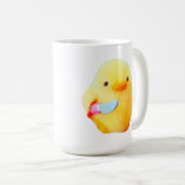 Funny Duck Meme with Knife for Meme Lovers Mug コーヒーマグカップ (正面右)
