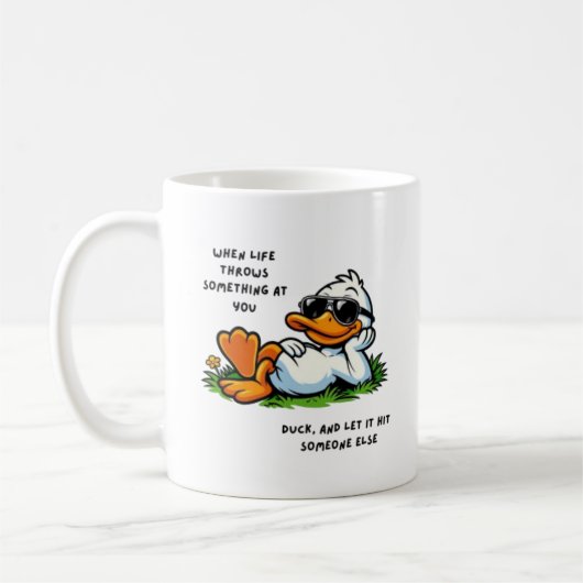 funny duck mugs コーヒーマグカップ (左)