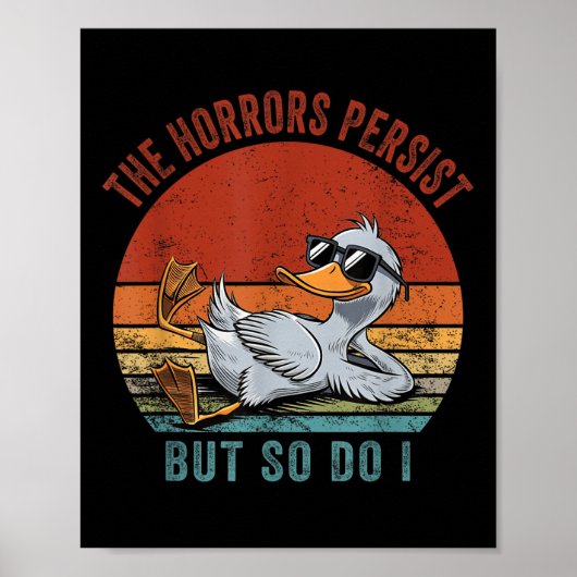 Funny Duck The Horrors Persist But So Do I  ポスター (正面)