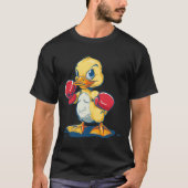 Funny Duck With Boxing Gloves Costume For Ducks Lo Tシャツ (正面)