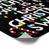 Funny Due To Inflation Ugly Christmas Sweaters For ポスター (角)