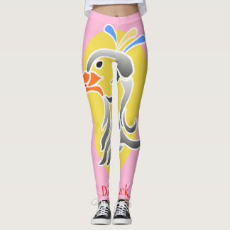Funny Duke Duck leggins - colorful and cute レギンス