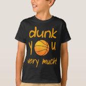 Funny Dunk You Very Much Basketball Summer Camp Sp Tシャツ (正面)