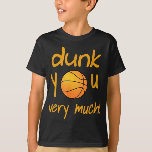 Funny Dunk You Very Much Basketball Summer Camp Sp Tシャツ (正面)