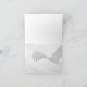 Funny Eagle Hello All Occasion Blank シーズンカード (内部)