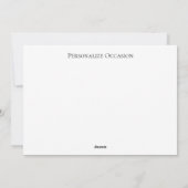 Funny Easter Bunny in Coop Farm Chicken Humor Gift シーズンカード (裏面)