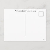 Funny Easter Bunny in Coop Farm Chicken Humor Gift シーズンポストカード (裏面)