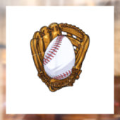 Funny Easter Egg Baseball Egg Hunting Easter Day M ウィンドウサイン (シート2)