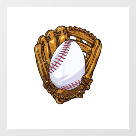 Funny Easter Egg Baseball Egg Hunting Easter Day M ウィンドウサイン (シート)