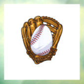 Funny Easter Egg Baseball Egg Hunting Easter Day M ウィンドウサイン (シート3)