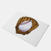 Funny Easter Egg Baseball Egg Hunting Easter Day M ドアマット (アングル)