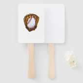 Funny Easter Egg Baseball Egg Hunting Easter Day M ハンドファン (正面&裏面)