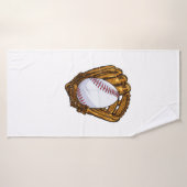 Funny Easter Egg Baseball Egg Hunting Easter Day M バスタオル (バスタオル)