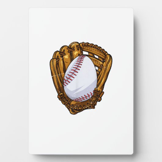 Funny Easter Egg Baseball Egg Hunting Easter Day M フォトプラーク (正面)