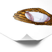 Funny Easter Egg Baseball Egg Hunting Easter Day M フォトプリント (角)