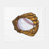 Funny Easter Egg Baseball Egg Hunting Easter Day M フリースブランケット (正面(横))