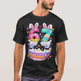 Funny Easter Eggs Six Seven 67 Bunny 67 Meme Boys  Tシャツ